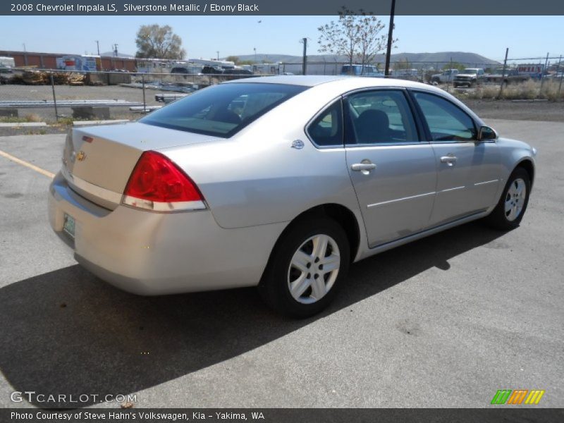 Silverstone Metallic / Ebony Black 2008 Chevrolet Impala LS