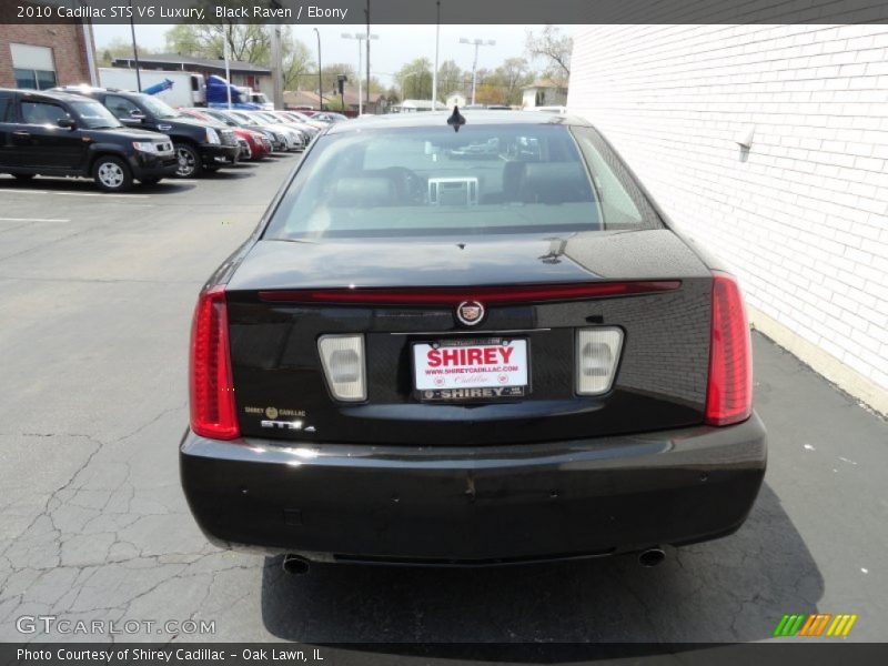 Black Raven / Ebony 2010 Cadillac STS V6 Luxury