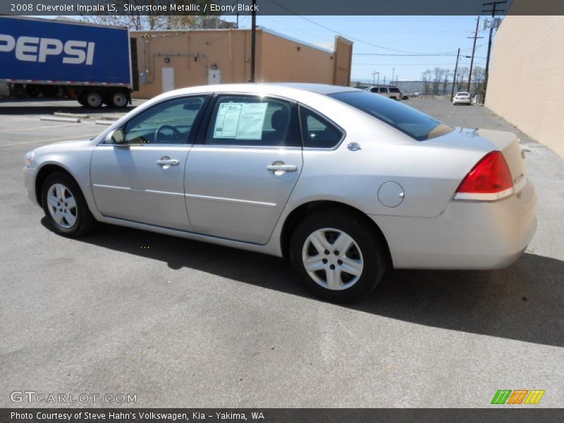 Silverstone Metallic / Ebony Black 2008 Chevrolet Impala LS