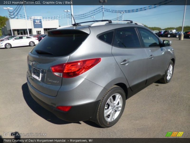 Graphite Gray / Black 2013 Hyundai Tucson GLS