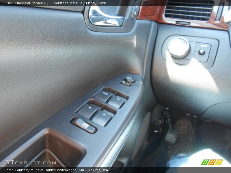 Silverstone Metallic / Ebony Black 2008 Chevrolet Impala LS