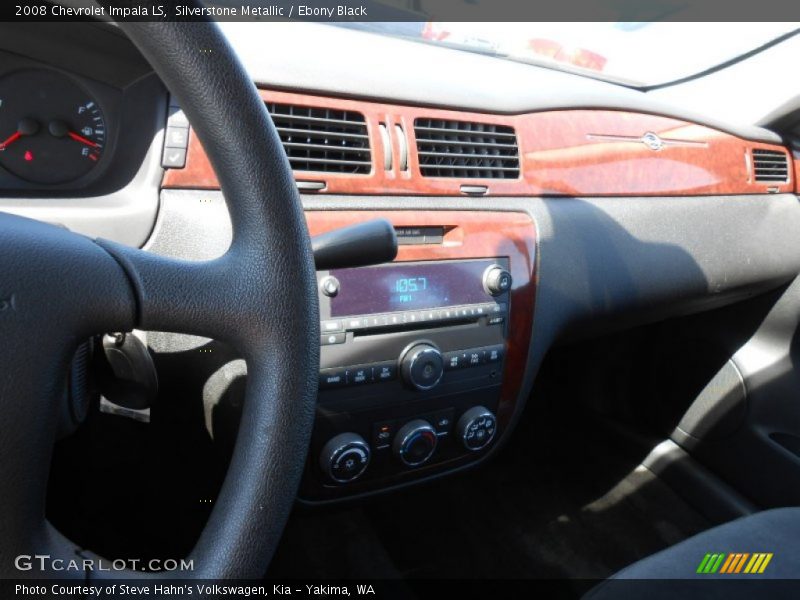 Silverstone Metallic / Ebony Black 2008 Chevrolet Impala LS