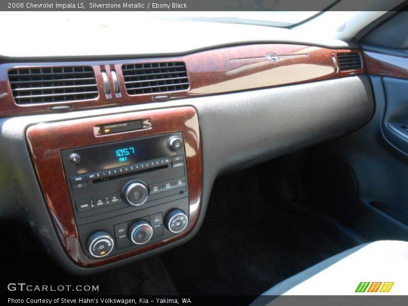 Silverstone Metallic / Ebony Black 2008 Chevrolet Impala LS