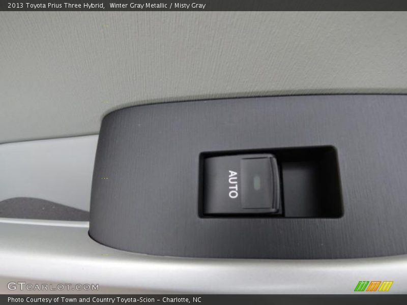 Winter Gray Metallic / Misty Gray 2013 Toyota Prius Three Hybrid