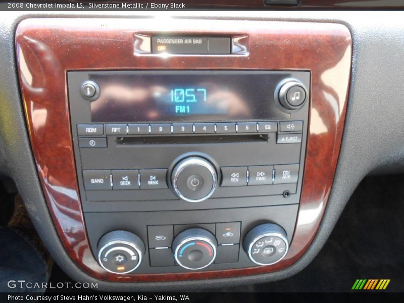 Silverstone Metallic / Ebony Black 2008 Chevrolet Impala LS