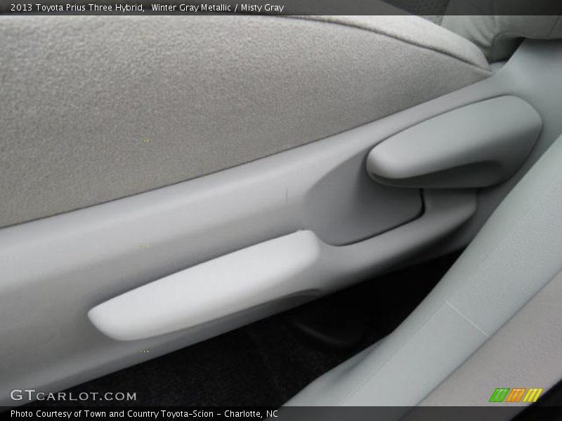 Winter Gray Metallic / Misty Gray 2013 Toyota Prius Three Hybrid