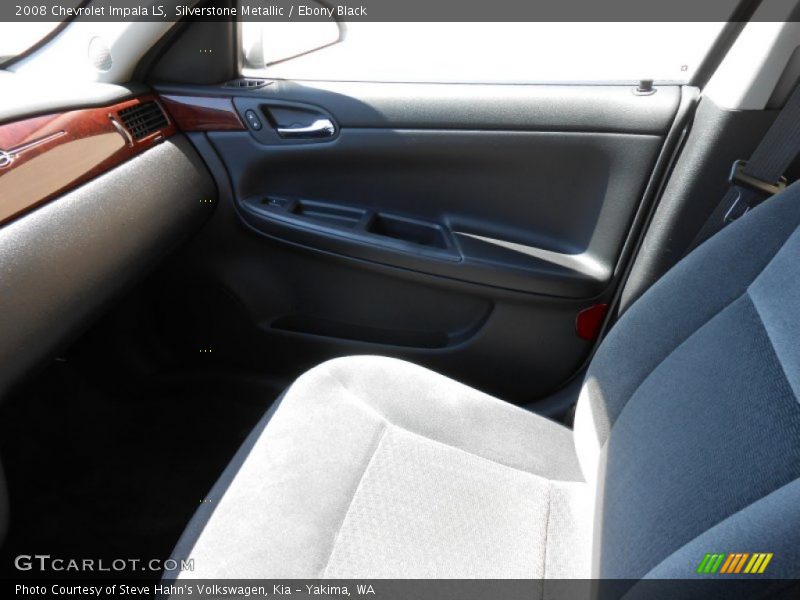 Silverstone Metallic / Ebony Black 2008 Chevrolet Impala LS