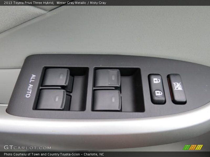 Winter Gray Metallic / Misty Gray 2013 Toyota Prius Three Hybrid