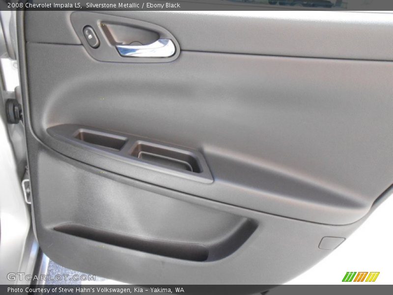 Silverstone Metallic / Ebony Black 2008 Chevrolet Impala LS