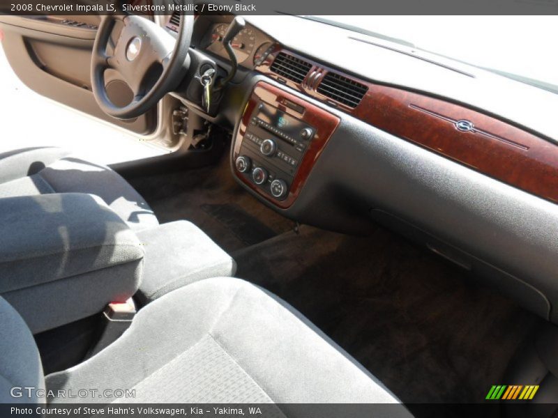 Silverstone Metallic / Ebony Black 2008 Chevrolet Impala LS