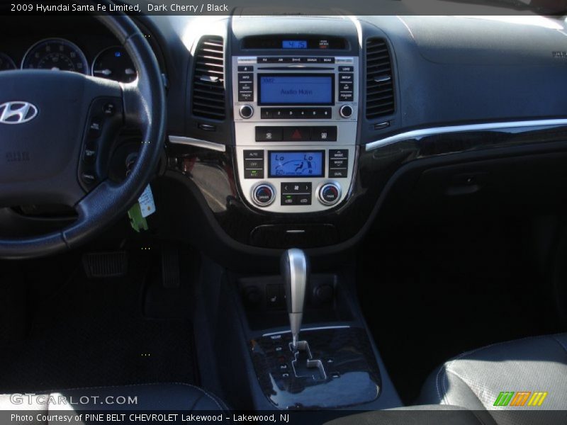 Dark Cherry / Black 2009 Hyundai Santa Fe Limited