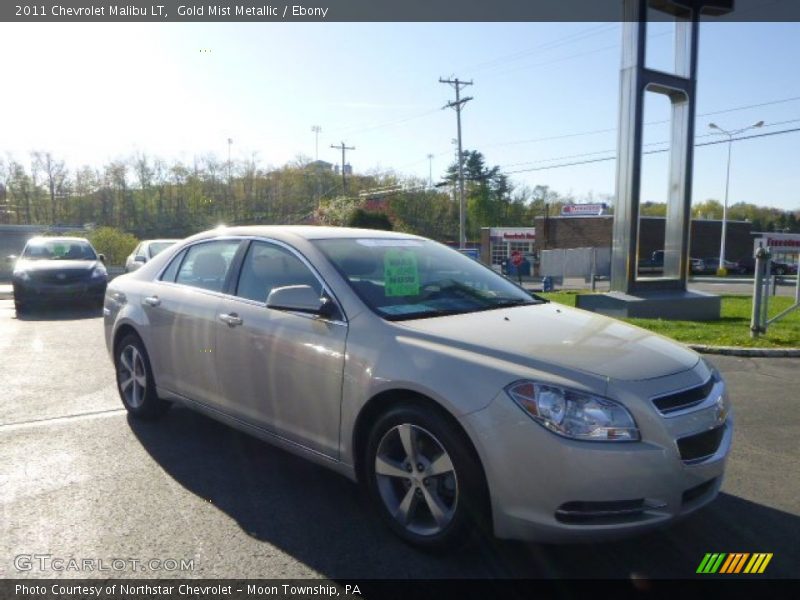 Gold Mist Metallic / Ebony 2011 Chevrolet Malibu LT