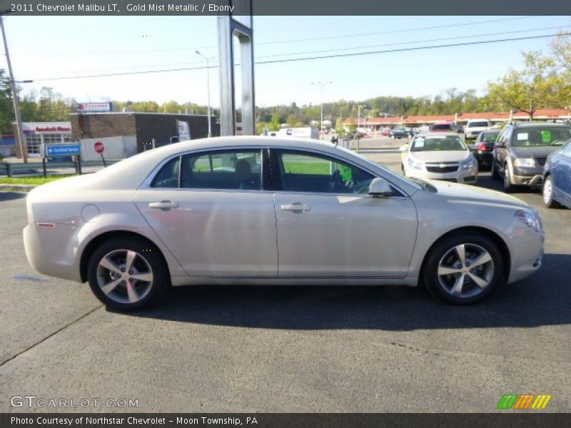 Gold Mist Metallic / Ebony 2011 Chevrolet Malibu LT