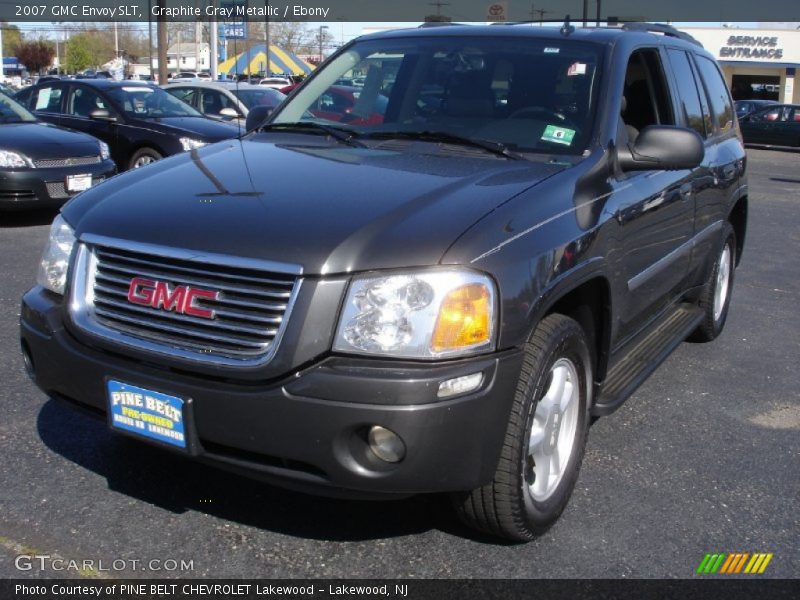 Graphite Gray Metallic / Ebony 2007 GMC Envoy SLT