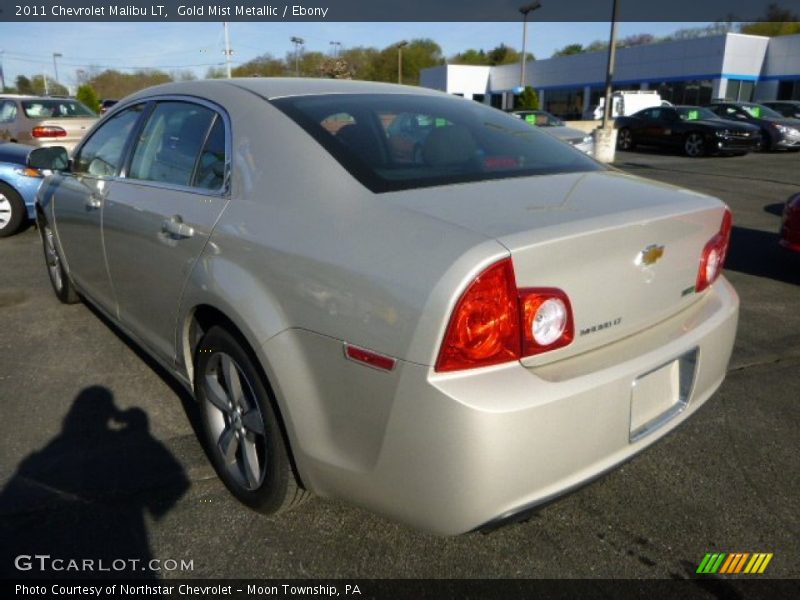Gold Mist Metallic / Ebony 2011 Chevrolet Malibu LT