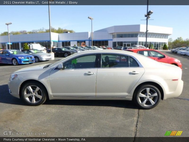 Gold Mist Metallic / Ebony 2011 Chevrolet Malibu LT