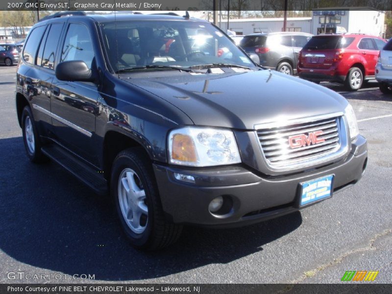 Graphite Gray Metallic / Ebony 2007 GMC Envoy SLT
