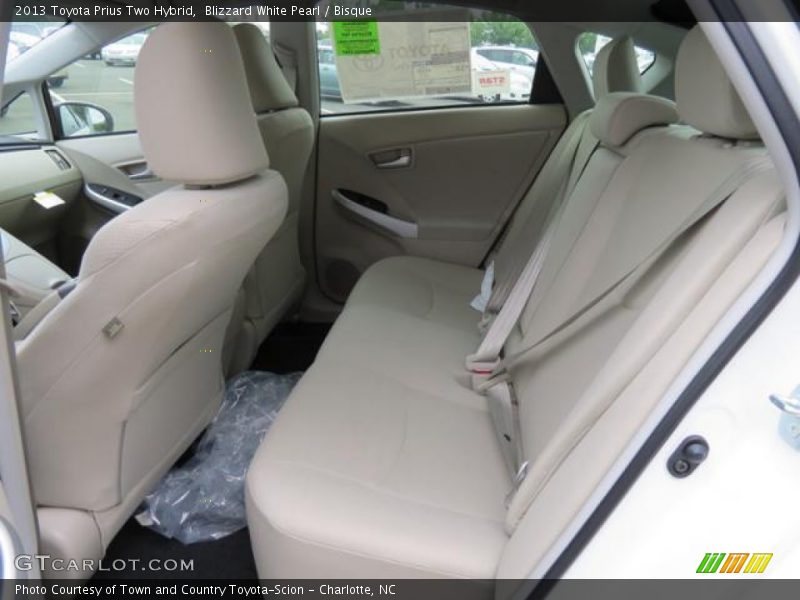 Blizzard White Pearl / Bisque 2013 Toyota Prius Two Hybrid