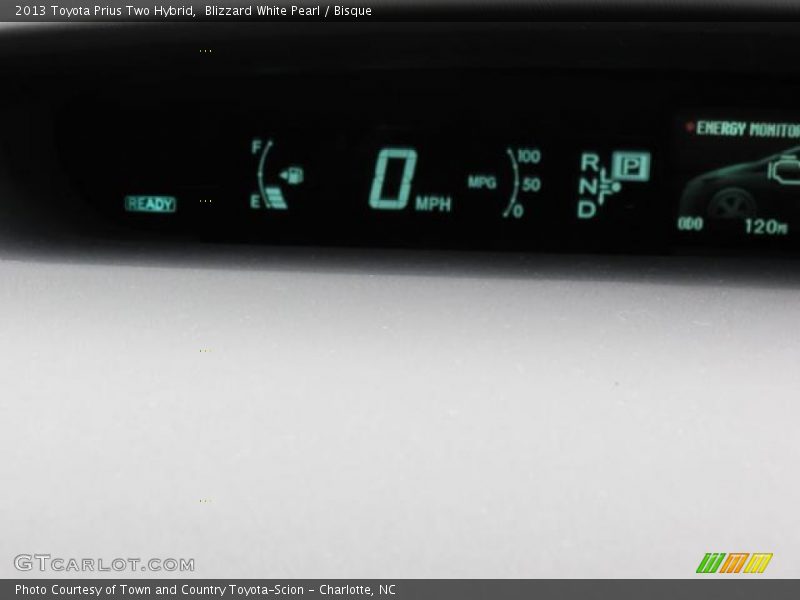 Blizzard White Pearl / Bisque 2013 Toyota Prius Two Hybrid