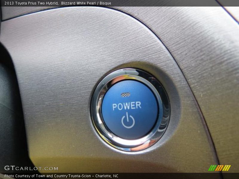 Blizzard White Pearl / Bisque 2013 Toyota Prius Two Hybrid