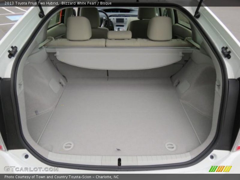 Blizzard White Pearl / Bisque 2013 Toyota Prius Two Hybrid