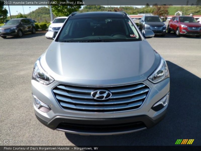 Iron Frost / Black 2013 Hyundai Santa Fe Limited AWD