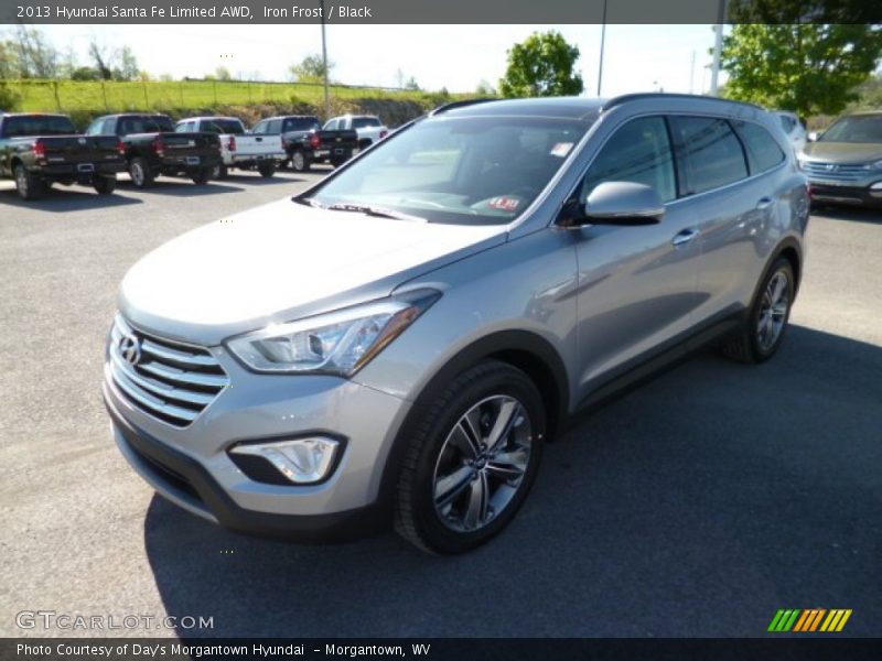 Iron Frost / Black 2013 Hyundai Santa Fe Limited AWD