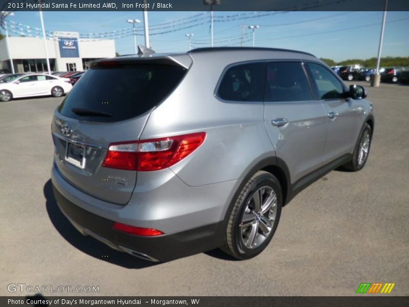 Iron Frost / Black 2013 Hyundai Santa Fe Limited AWD