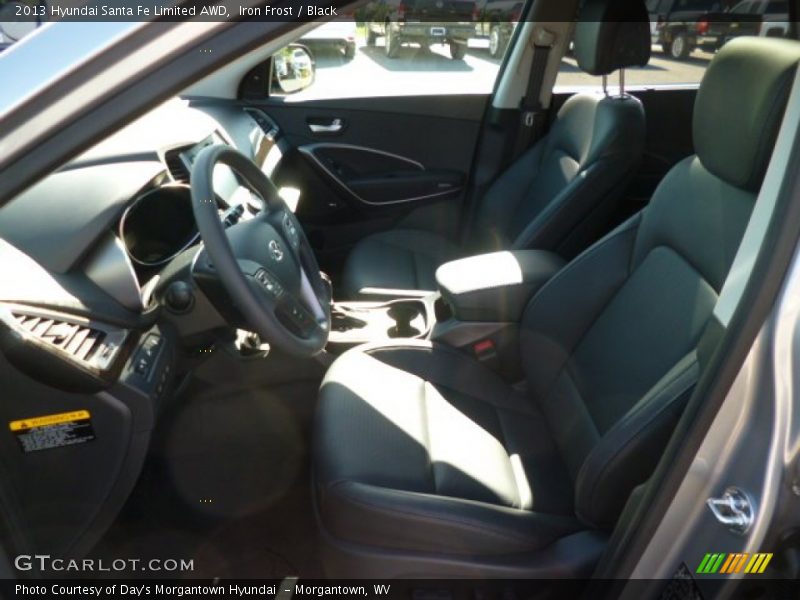 Iron Frost / Black 2013 Hyundai Santa Fe Limited AWD