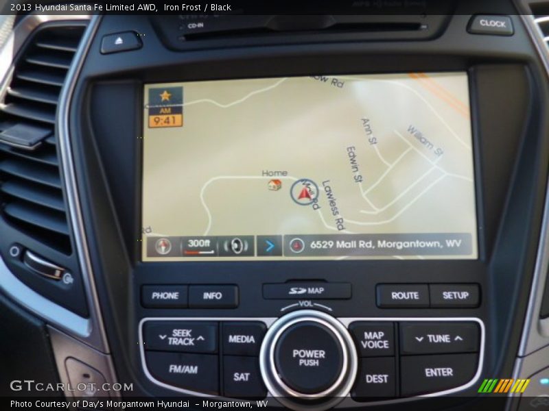 Navigation of 2013 Santa Fe Limited AWD