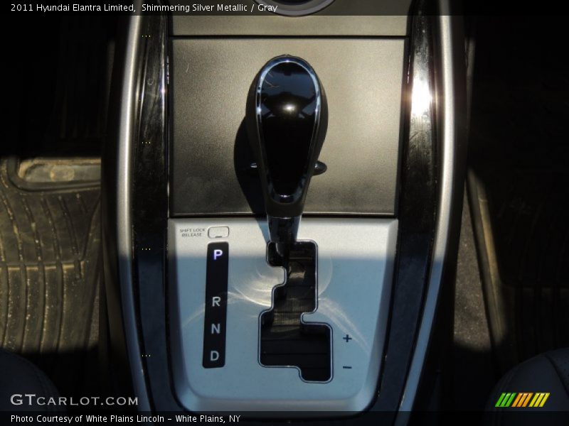 Shimmering Silver Metallic / Gray 2011 Hyundai Elantra Limited