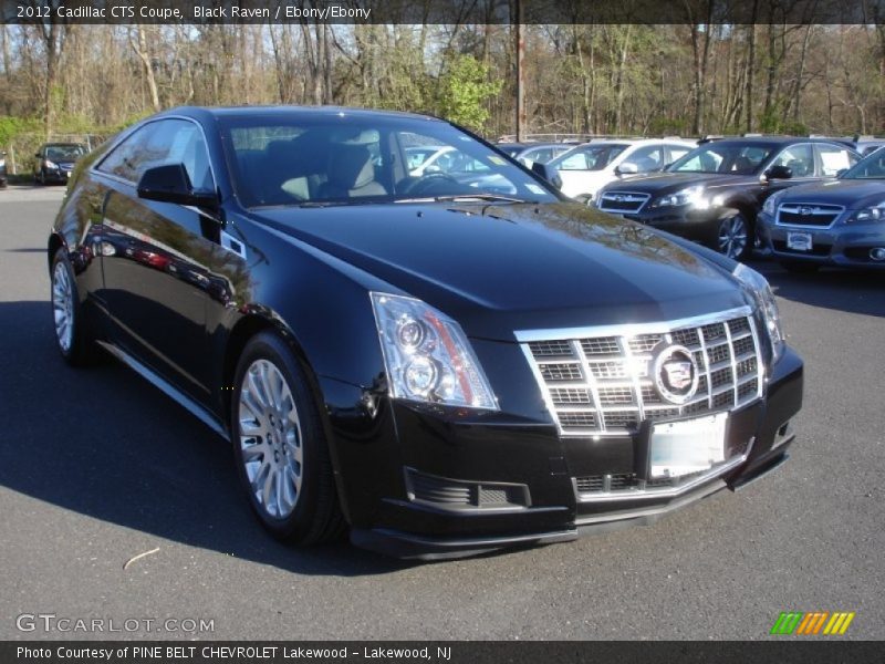 Black Raven / Ebony/Ebony 2012 Cadillac CTS Coupe