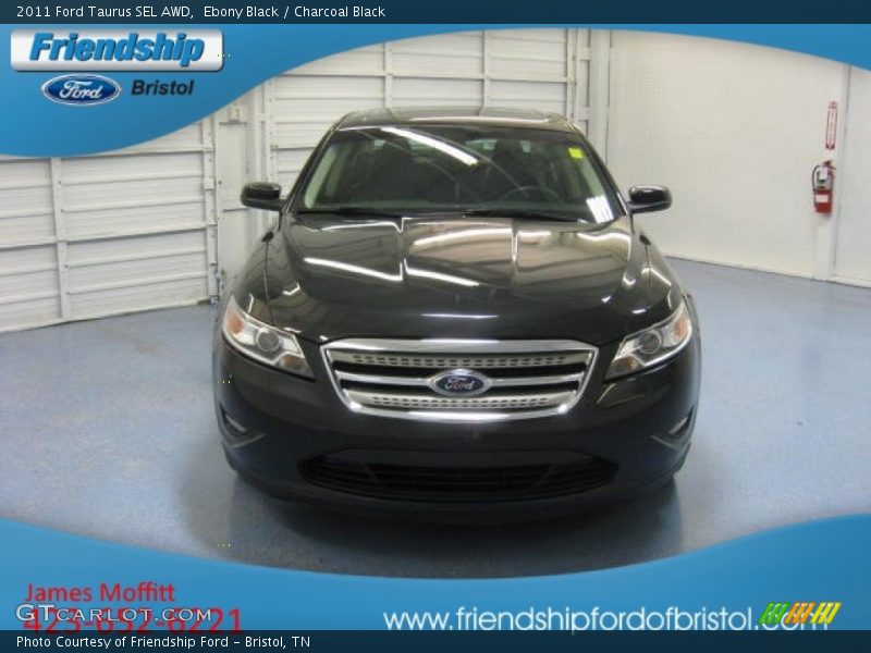 Ebony Black / Charcoal Black 2011 Ford Taurus SEL AWD