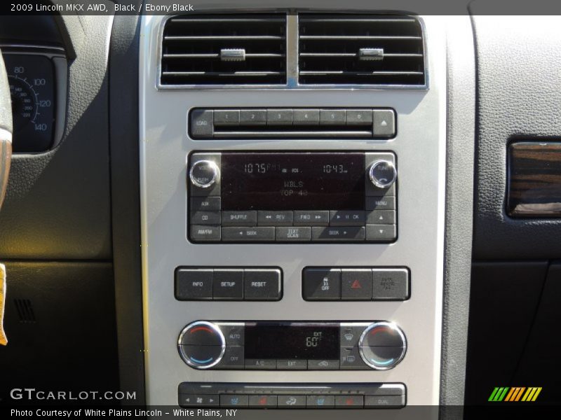 Controls of 2009 MKX AWD