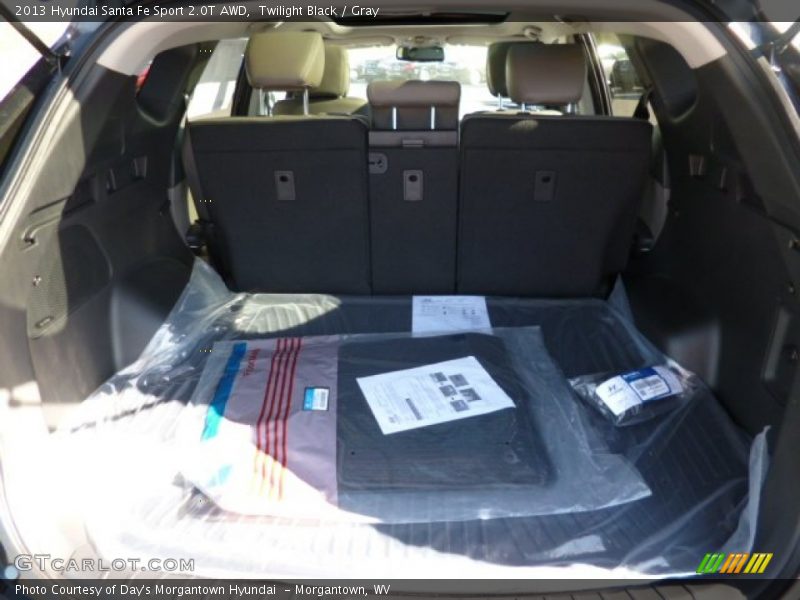Twilight Black / Gray 2013 Hyundai Santa Fe Sport 2.0T AWD