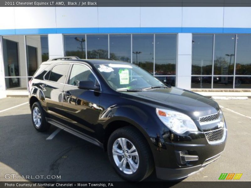 Black / Jet Black 2011 Chevrolet Equinox LT AWD