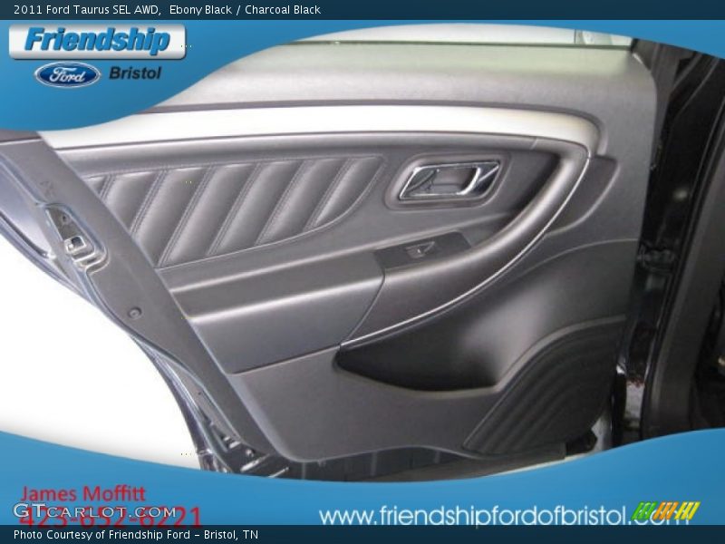 Ebony Black / Charcoal Black 2011 Ford Taurus SEL AWD