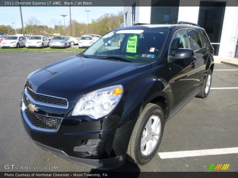 Black / Jet Black 2011 Chevrolet Equinox LT AWD
