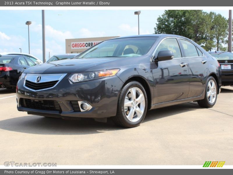 Graphite Luster Metallic / Ebony 2013 Acura TSX Technology