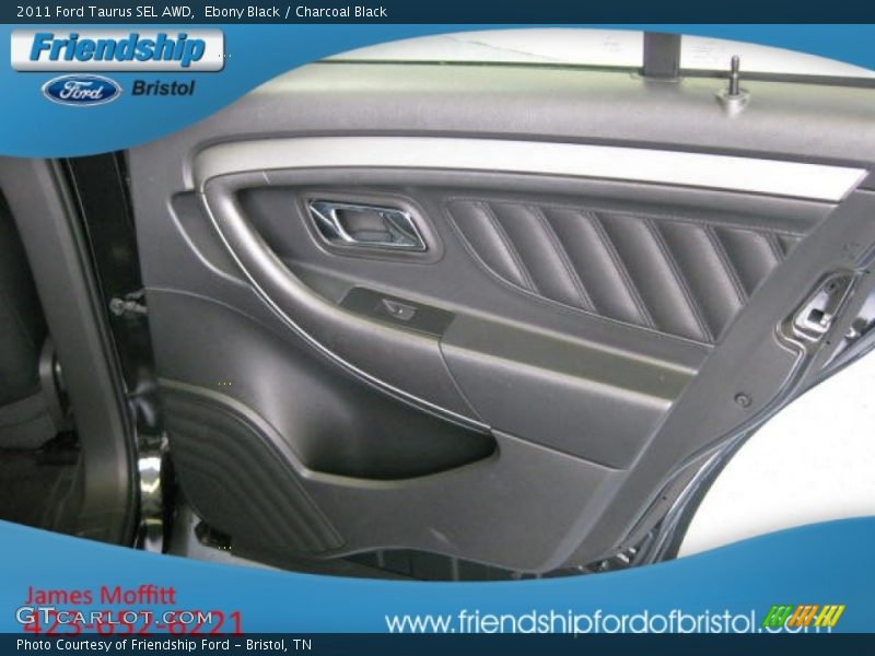 Ebony Black / Charcoal Black 2011 Ford Taurus SEL AWD