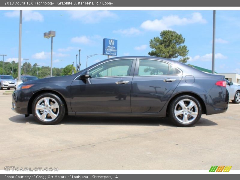 Graphite Luster Metallic / Ebony 2013 Acura TSX Technology
