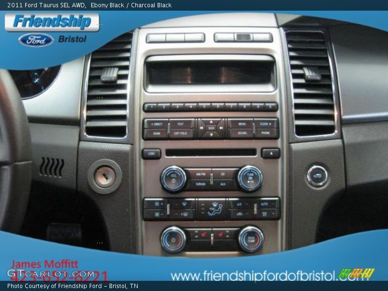 Ebony Black / Charcoal Black 2011 Ford Taurus SEL AWD