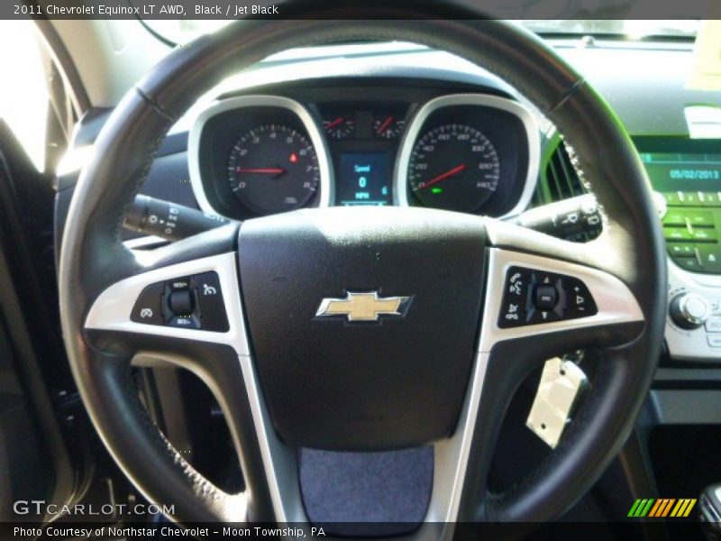 Black / Jet Black 2011 Chevrolet Equinox LT AWD