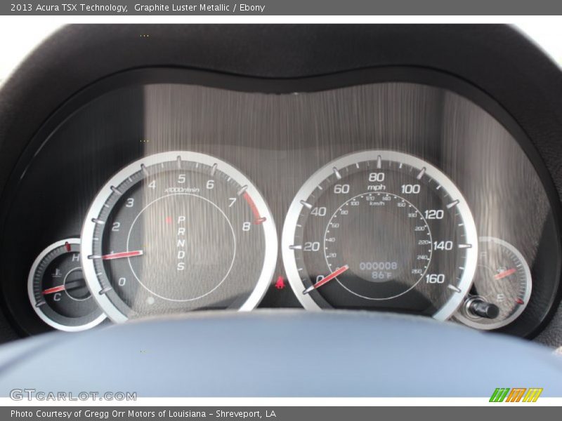 Graphite Luster Metallic / Ebony 2013 Acura TSX Technology