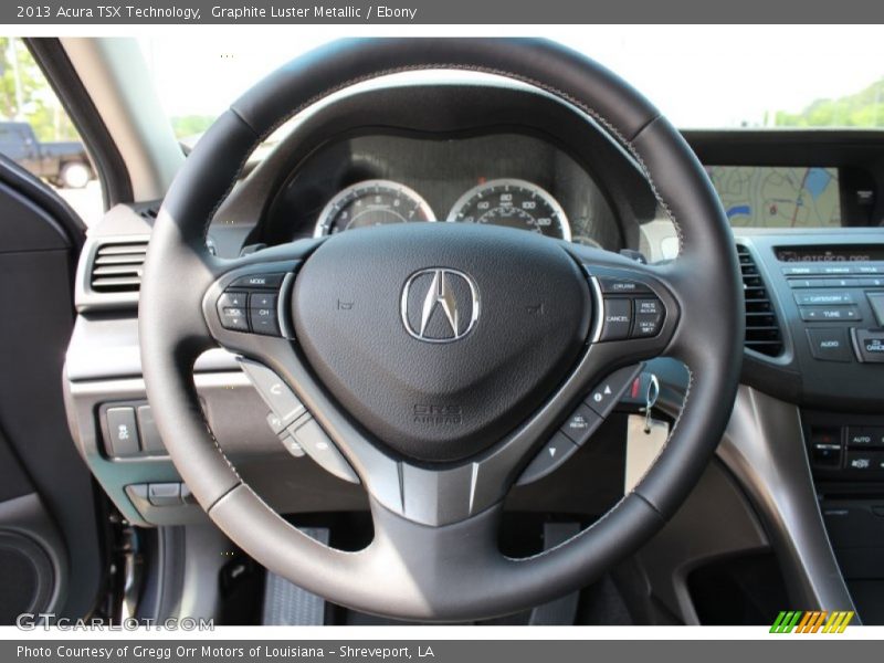 Graphite Luster Metallic / Ebony 2013 Acura TSX Technology