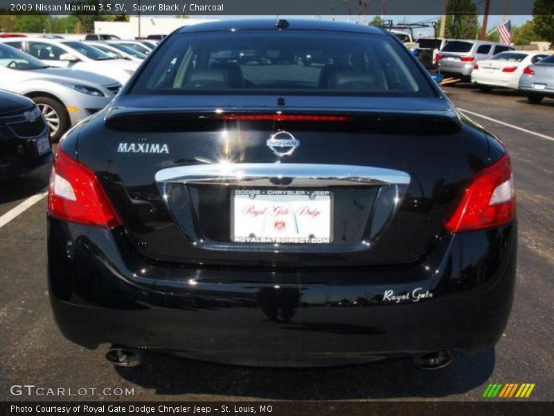 Super Black / Charcoal 2009 Nissan Maxima 3.5 SV