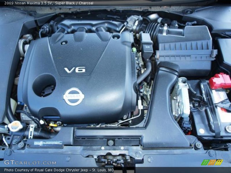 Super Black / Charcoal 2009 Nissan Maxima 3.5 SV