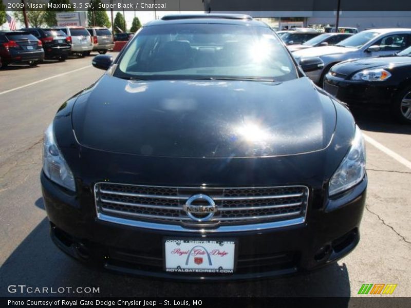 Super Black / Charcoal 2009 Nissan Maxima 3.5 SV