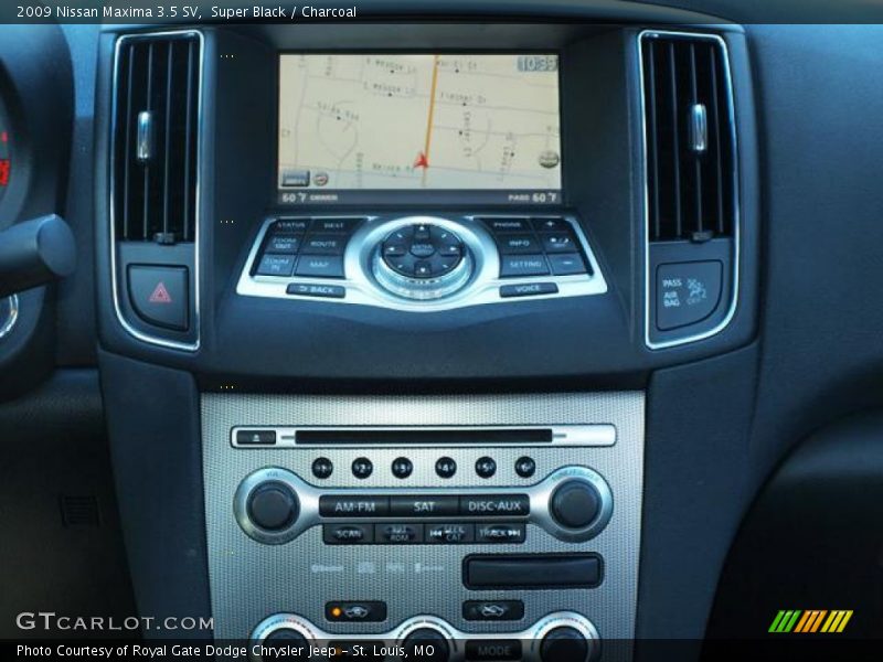 Super Black / Charcoal 2009 Nissan Maxima 3.5 SV