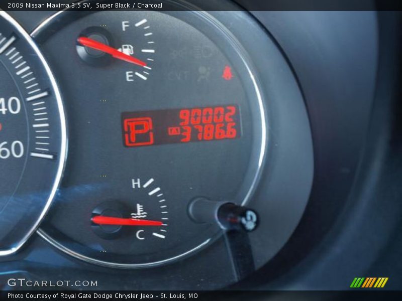 Super Black / Charcoal 2009 Nissan Maxima 3.5 SV